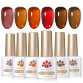 Vernis gel Amber Crystal Transparent Born Pretty, éclat clair et durable