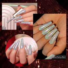 Vernis gel Born Pretty effet disco rouge pour des reflets dynamiques