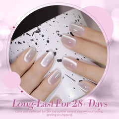 Rendu holographique sur vernis Born Pretty Moonlight White.