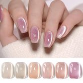 Born Pretty vernis gel magnétique Rose Moonlight, fini brillant et élégant.