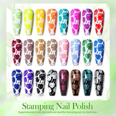 Born Pretty vernis stamping holographique – effet brillant pour designs spectaculaires.