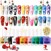 Vernis stamping Born Pretty rouge en flacon, motifs nets et audacieux