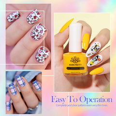 Vernis stamping Born Pretty – démonstration facile pour débutants et designs créatifs.