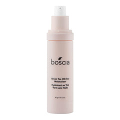 Boscia crème visage au thé vert sans huile, hydratation légère pour peau fraîche.