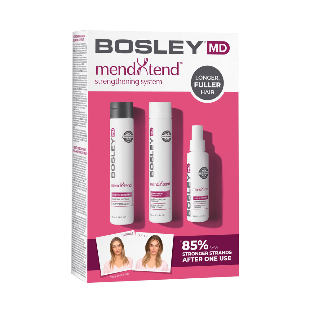 BosleyMD MendXtend – bouteille-pour, facilite l’application et prépare les cheveux au traitement quotidien.