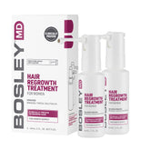 BosleyMD Minoxidil femme – spray-bouteille pour une application précise.