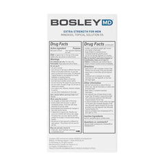 BosleyMD Pro Strength 5% Minoxidil – goutteuse précise pour une application ciblée.