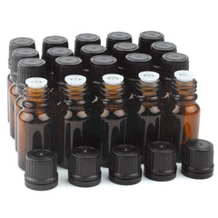 BOSMIOW flacon ambré 10 ml avec pipette, idéal pour huiles essentielles et fragrances.