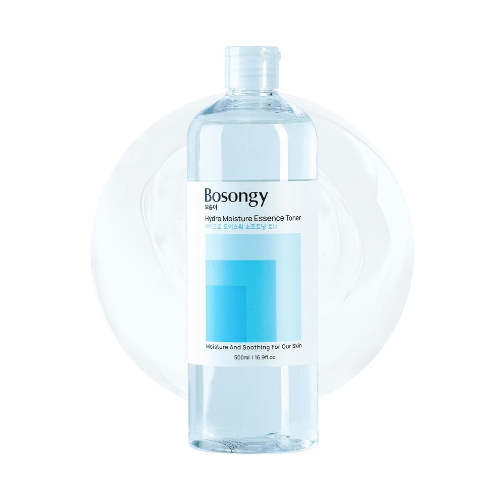 Bosongy Tonique Hydratant, bouteille élégante et hydratation potentiellement durable.