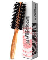 Bossman brosse ronde demelage nylon sanglier pour demeler rapidement les cheveux