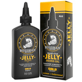 Bossman gel de barbe bouteille Or pour hydratation facile et efficace.