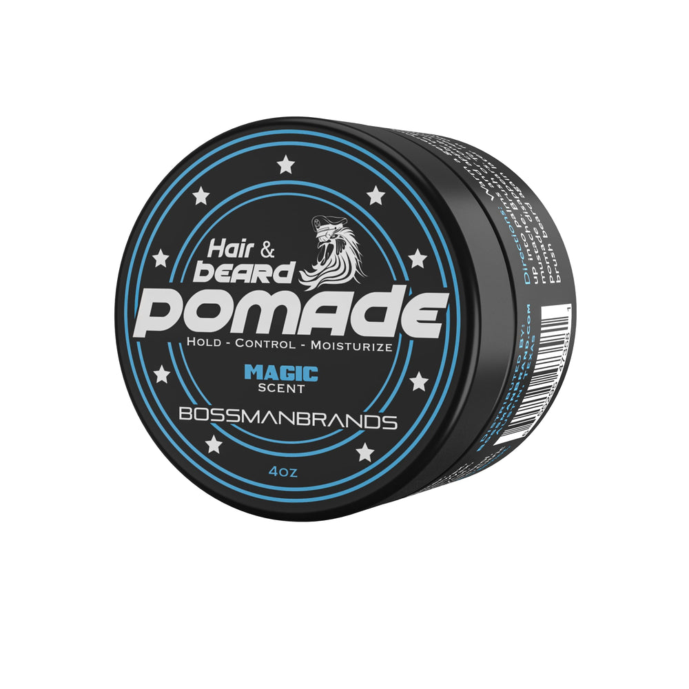 Bossman Pomade Magique – emballage pratique pour l’entretien quotidien.