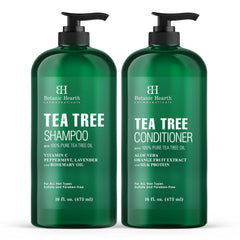 Botanic Hearth Conditionneur Arbre-à-thé – bouteille pratique, démêlage facile et douceur.