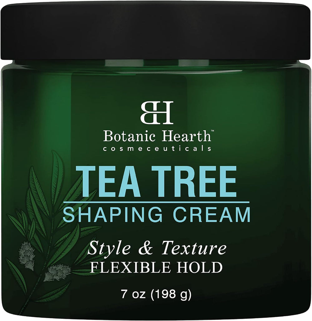 Botanic Hearth Crème-modelage Cheveux Tea Tree pour une tenue flexible et naturelle.