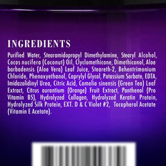 Botanic Hearth Purple Hair Mask jar closeup shows rich violet conditioning formula.