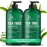Botanic Hearth Shampoing Arbre-à-thé – bouteille pratique, purification du cuir chevelu et fraîcheur.