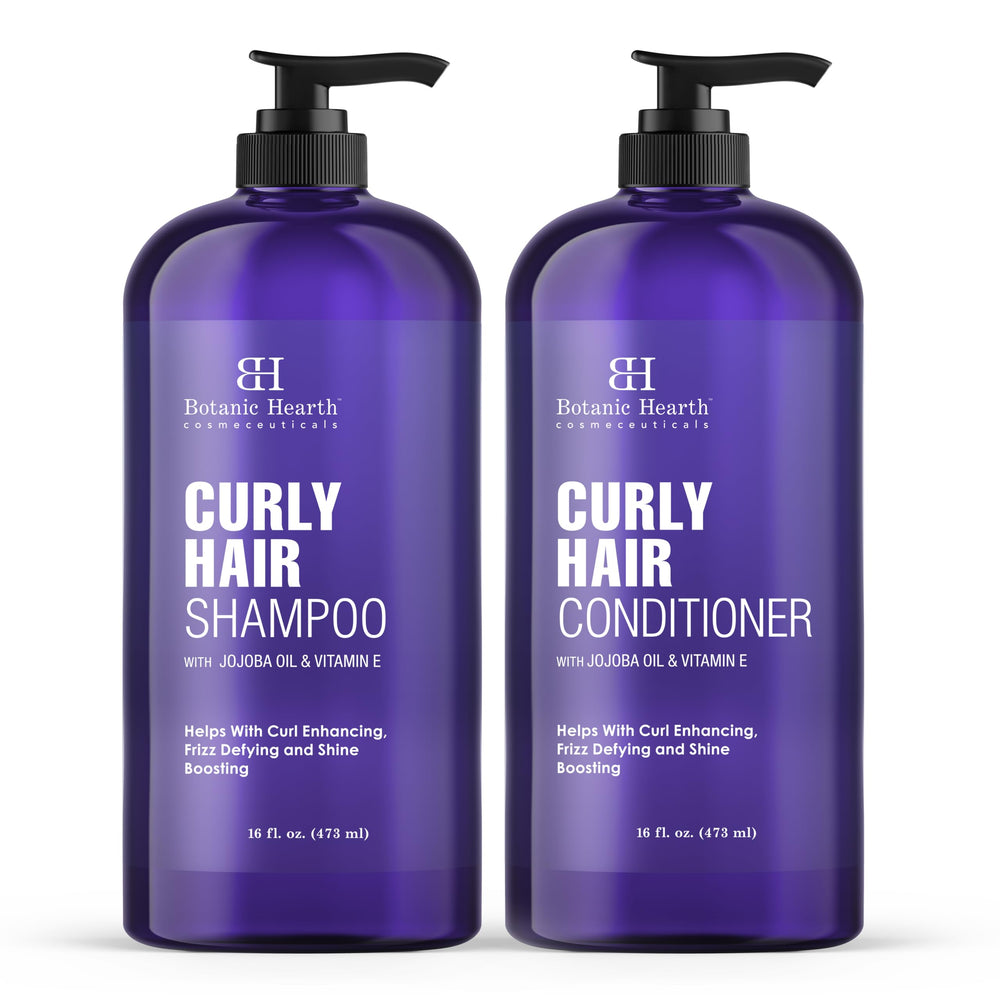 Shampoing Botanic Hearth pour cheveux bouclés – démêlage facilité et douceur