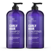 Shampoing Botanic Hearth pour cheveux bouclés – démêlage facilité et douceur