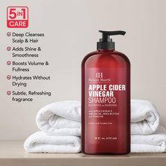 Botanic Hearth Shampooing Vinaigre de Pomme – cuir chevelu propre après lavage