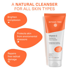 Botanic Tree Lavage-visage vitamine C, nettoyage en douceur et pores plus nets.