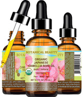 Botanical Beauty Camélia Japonaise — flacon pour peau radieuse et non grasse.