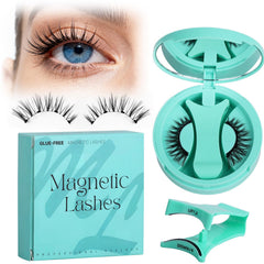 Botare cils magnétiques, kit et applicateur pour une pose rapide et facile.