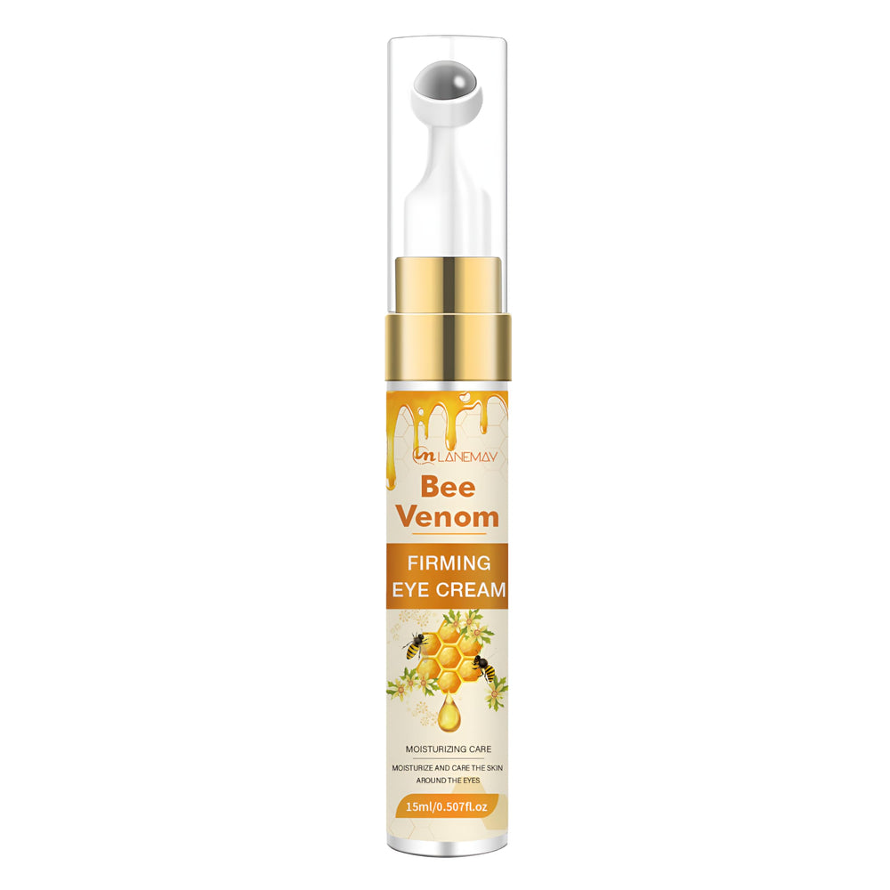 Botox abeille venin crème anti-rides en pot, texture riche et peau ferme.