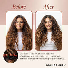 Bounce Curl EdgeLift, bord supérieur pour maîtriser le volume des bangs.