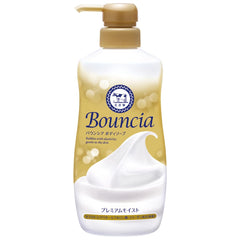 Bouncia bain-corps bouteille pompe: hydratation rapide et douceur après la douche.