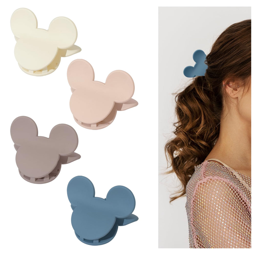 BOUNIQ pince souris ivoire – plan rapproché montrant l'adhérence pour cheveux fins