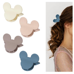 BOUNIQ pince souris ivoire – plan rapproché montrant l'adhérence pour cheveux fins