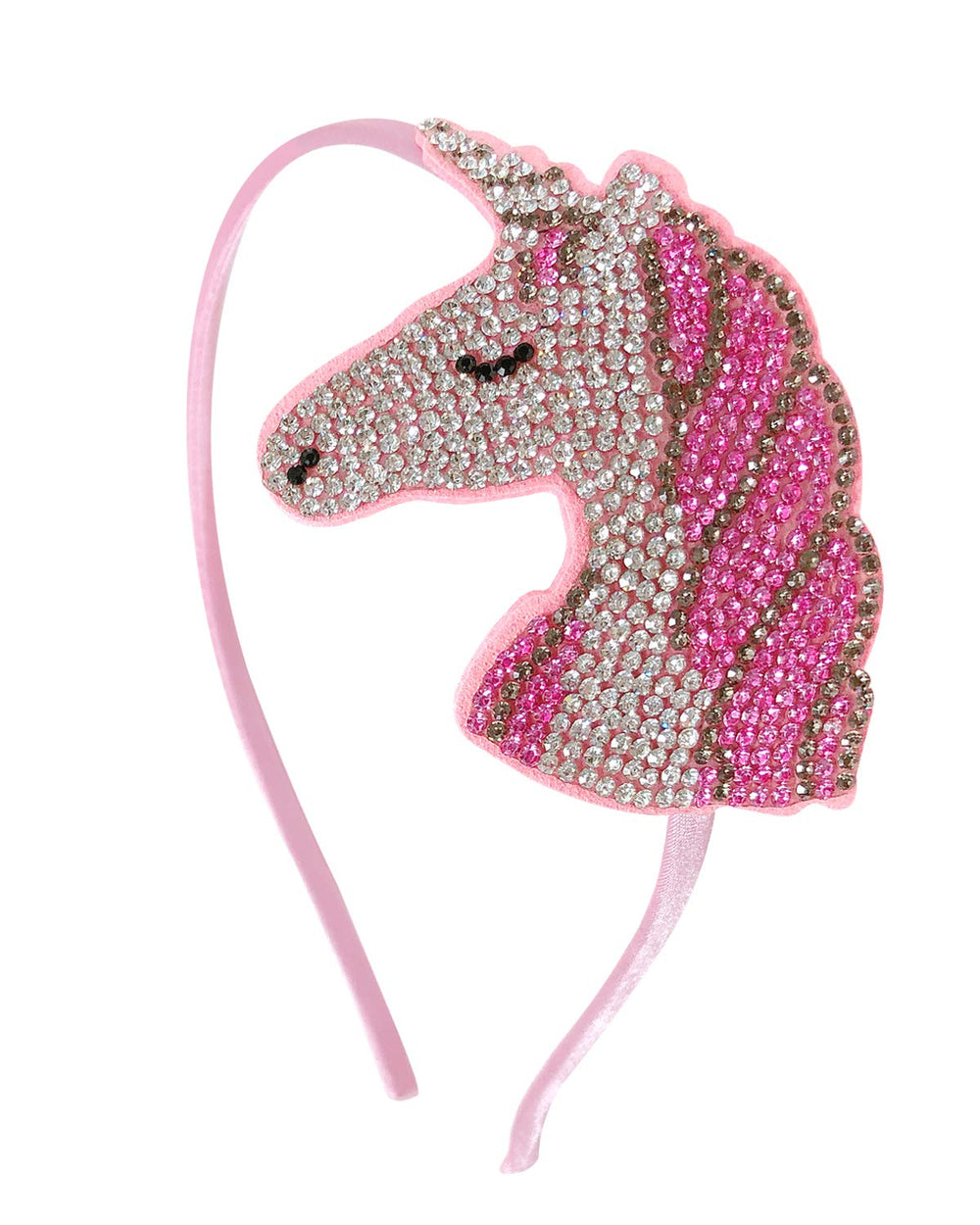 Bowbear bandeau cristal licorne rose, accessoire tendance pour fête lumineuse