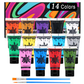 Bowitzki palette 14 couleurs - maquillage visage et corps polyvalent et durable