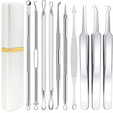 Boxoyx kit-outils pince-extracteur-comedons, extraction précise des points noirs.