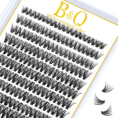 B&Qaugen ensemble cils 280 pièces, apparence naturelle pour usage quotidien.