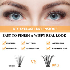 B&Qaugen cils végan sans cruauté, choix éthique pour vos looks quotidiens.