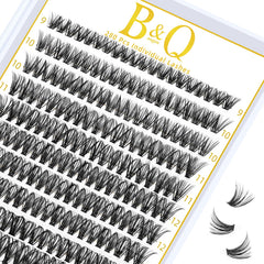 bqaugen grappes cils naturels 280pcs : aspect naturel et durable