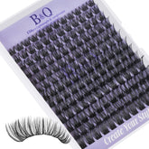 B&Qaugen Lash Clusters B05 D Courbe D, 72 grappes faciles à poser à domicile.