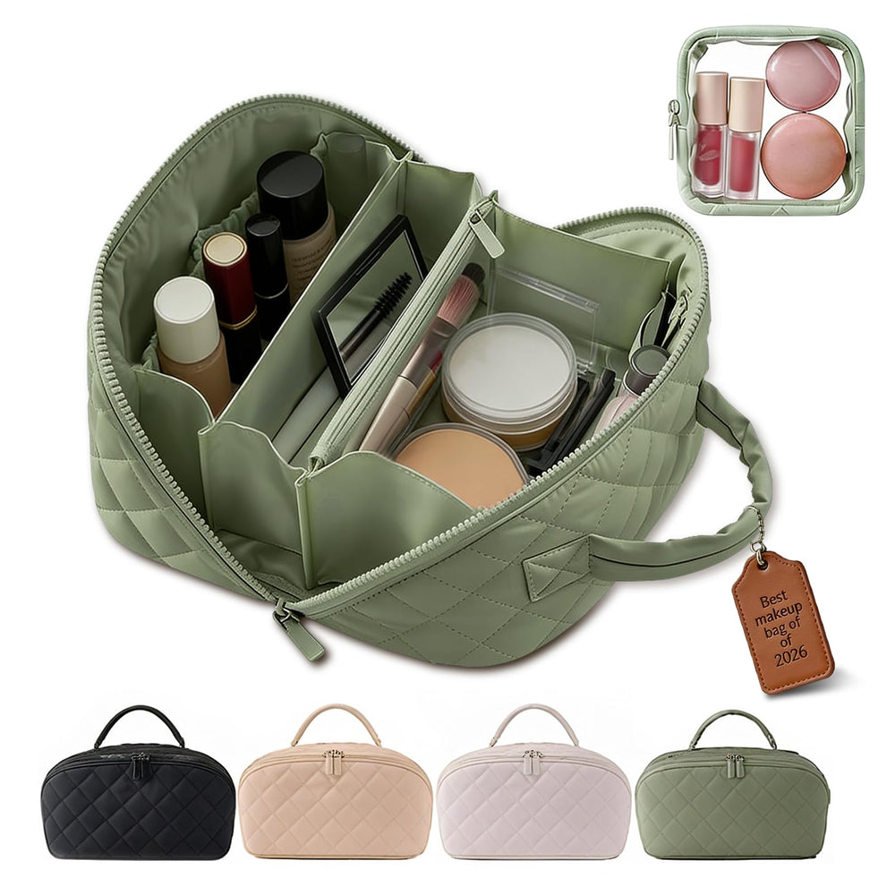 BQFLY trousse maquillage plat 180 degrés, vue d'ensemble claire