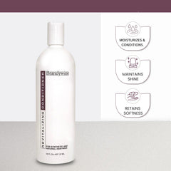 Brandywine Conditionneur Revitalisant, démonstration avec peigne, détangle en douceur.