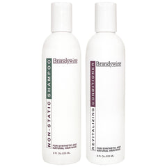 Brandywine Shampoing anti-statique pour perruques, réduction de l'électricité statique et nettoyage doux.