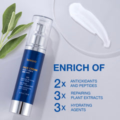 Breavo 6 en 1 crème visage homme — soin apaisant après rasage.