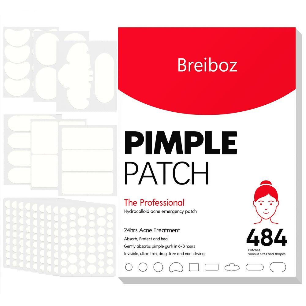 Patchs Breiboz pour grandes imperfections du visage, adhérence fiable et discrète.