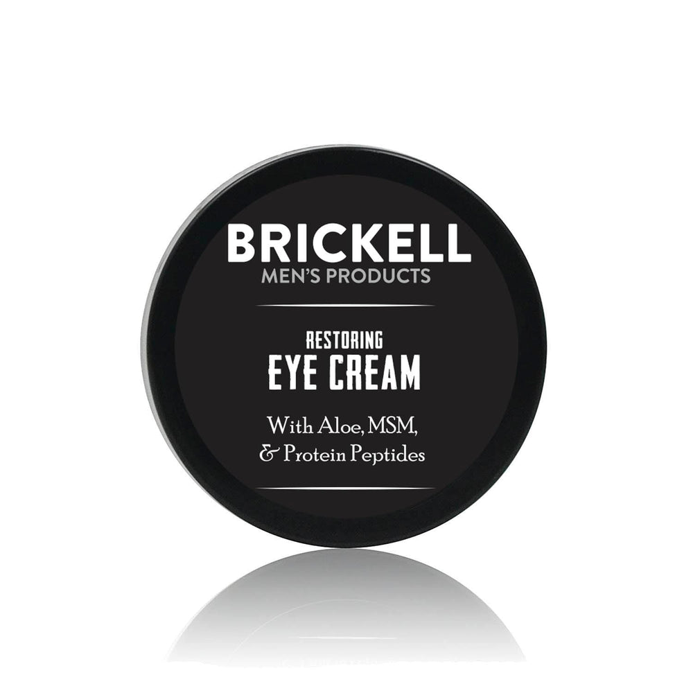 Brickell Crème Yeux Homme, bouteille prête à l'emploi pour une hydratation ciblée