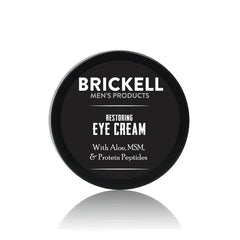 Brickell Crème Yeux Homme, bouteille prête à l'emploi pour une hydratation ciblée