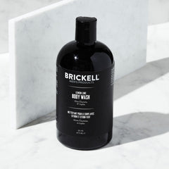 Brickell Gel Douche Énergisant – étiquette naturelle et biologique, usage quotidien sans produits agressifs.