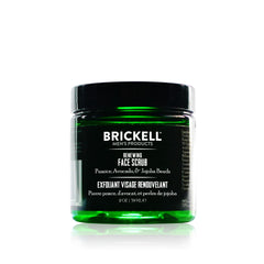 Brickell Gommage Visage Renouvelant avec perles de jojoba exfolie en douceur.