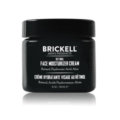 Brickell Homme Retinol Crème Visage Pot – hydratation profonde pour la nuit.