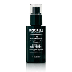 Brickell hommes gel-visage 6-en-1 hydrate et apaise la peau.