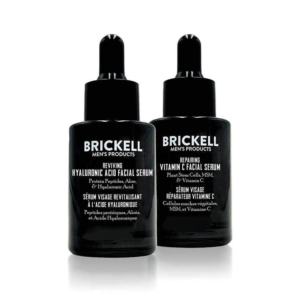 Sérum Quotidien Brickell Homme – bouteille prête à hydrater et raffermir la peau